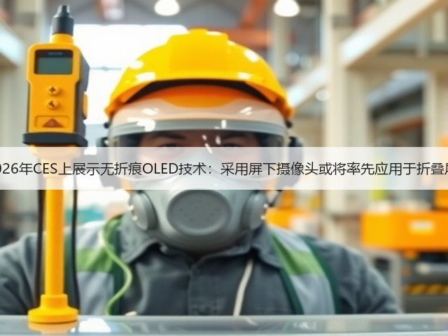 三星在2026年CES上展示无折痕OLED技术：采用屏下摄像头或将率先应用于折叠屏iPhone(图2)