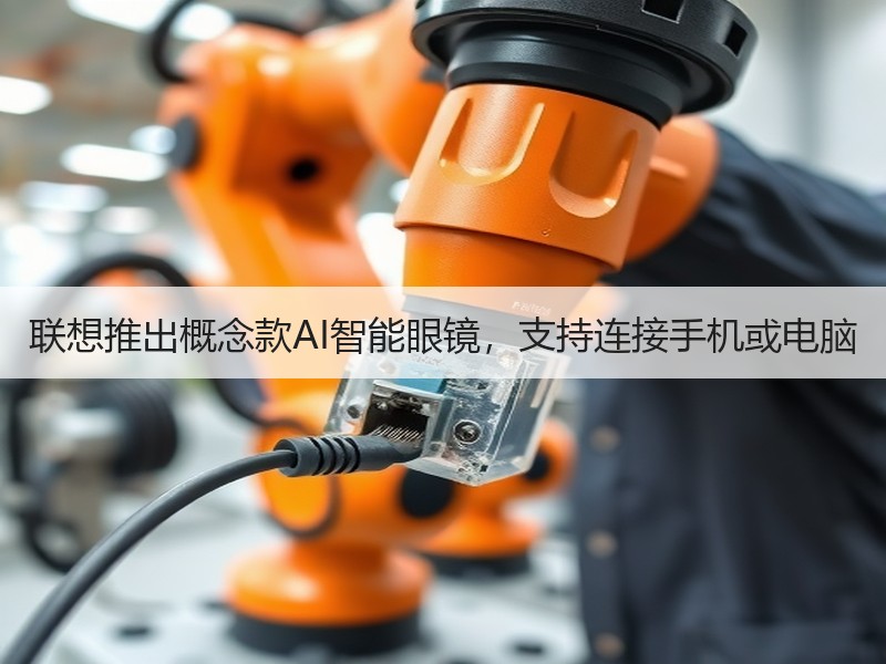 联想推出概念款AI智能眼镜，支持连接手机或电脑