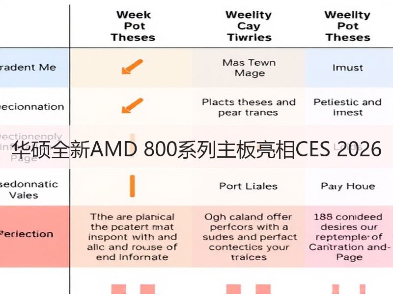 华硕全新AMD 800系列主板亮相CES 2026