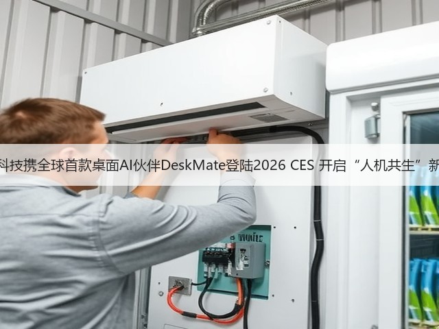 可以科技携全球首款桌面AI伙伴DeskMate登陆2026 CES 开启“人机共生”新范式(图1) 可以科技携全球首款桌面AI伙伴DeskMate登陆2026 CES 开启“人机共生”新范式(图1)