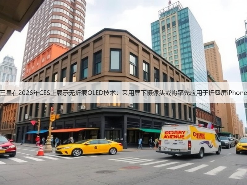 三星在2026年CES上展示无折痕OLED技术：采用屏下摄像头或将率先应用于折叠