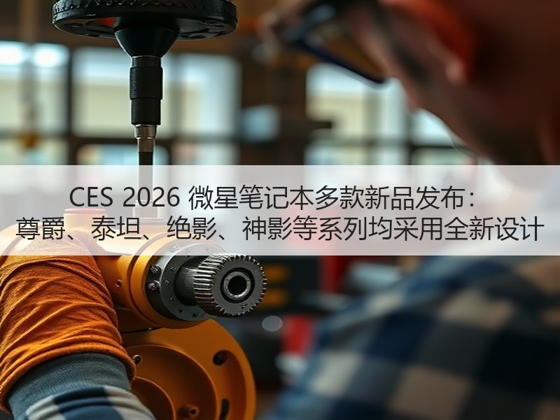 CES 2026 微星笔记本多款新品发布： 尊爵