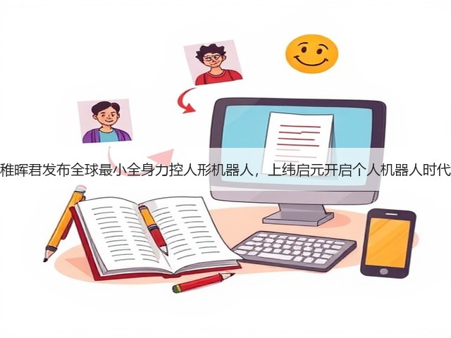 稚晖君发布全球最小全身力控人形机器人,上纬启元开启个人机器人时代(图1) 稚晖君发布全球最小全身力控人形机器人,上纬启元开启个人机器人时代(图1)