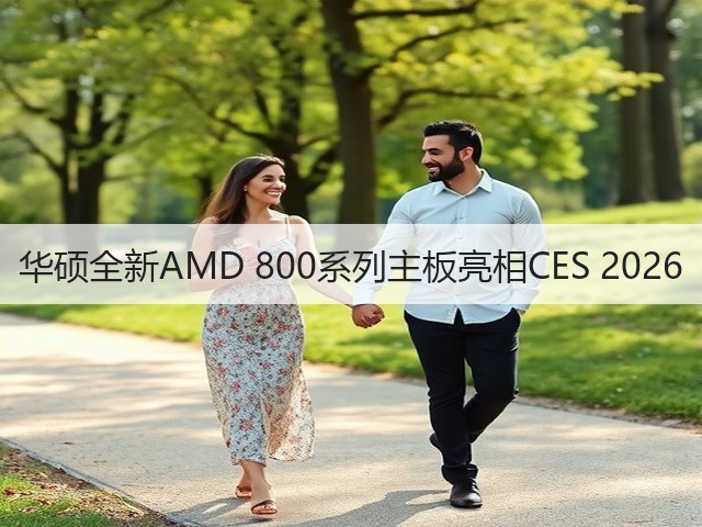 华硕全新AMD 800系列主板亮相CES 2026(图1)