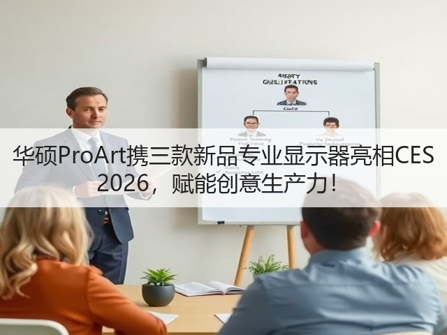 华硕ProArt携三款新品专业显示器亮相CES 2026，赋能创意生产力！(图2)