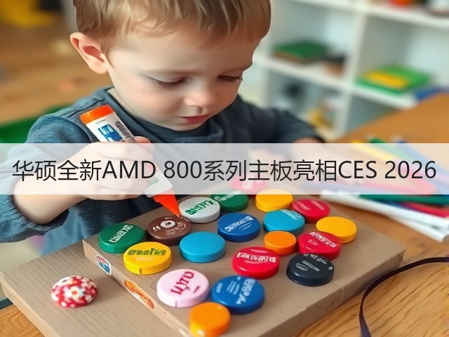 华硕全新AMD 800系列主板亮相CES 2026(图3)