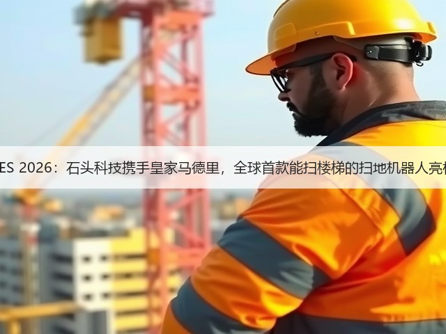 CES 2026:石头科技携手皇家马德里,全球首款能扫楼梯的扫地机器人亮相(图1) CES 2026:石头科技携手皇家马德里,全球首款能扫楼梯的扫地机器人亮相(图1)