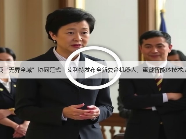 引领“无界全域”协同范式丨艾利特发布全新复合机器人,重塑智能体技术底座(图1) 引领“无界全域”协同范式丨艾利特发布全新复合机器人,重塑智能体技术底座(图1)